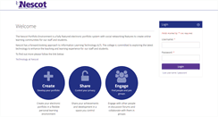 Desktop Screenshot of mahara.nescot.ac.uk