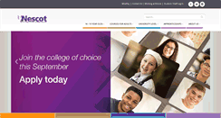 Desktop Screenshot of nescot.ac.uk